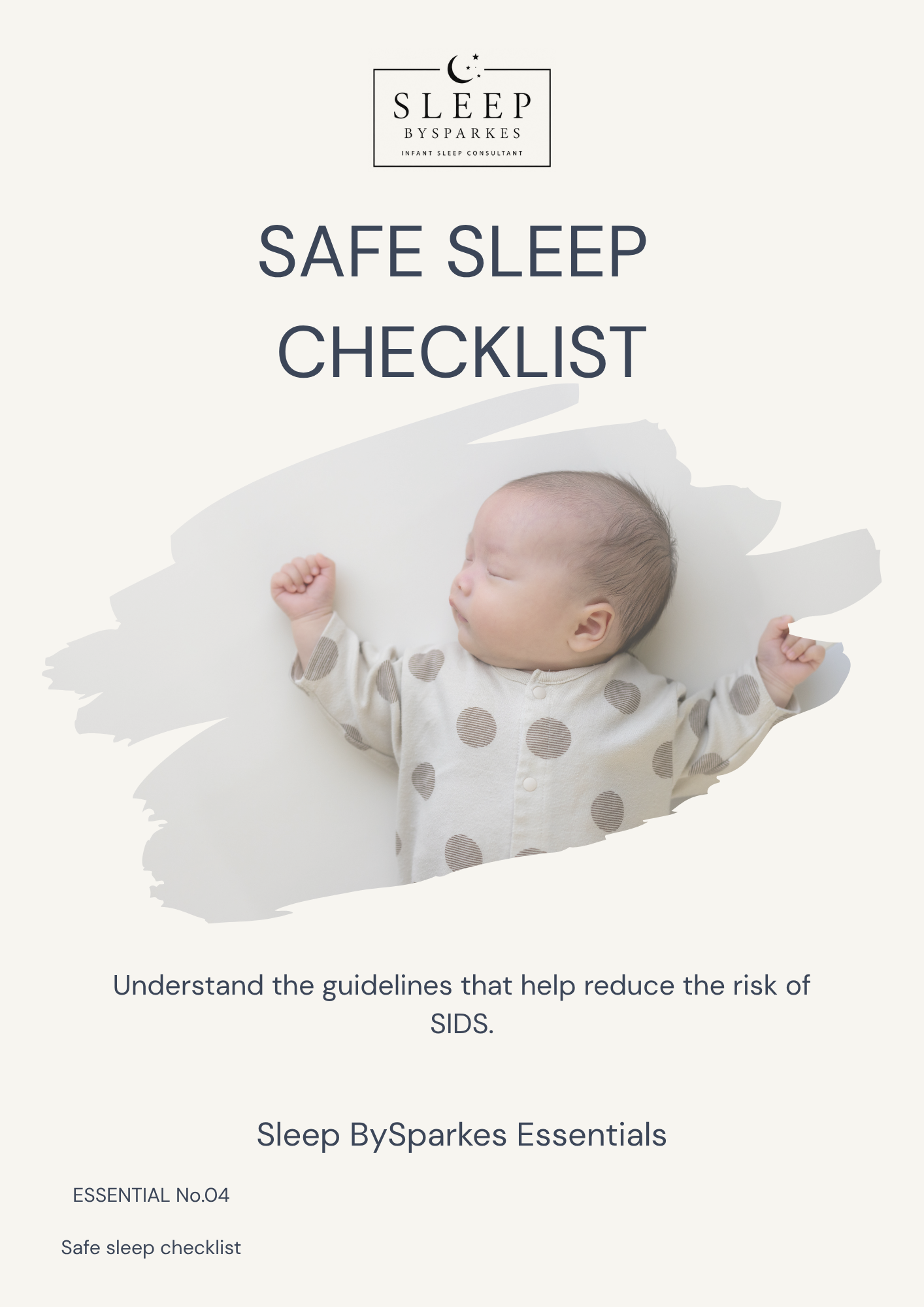 Safe Sleep Checklist cover